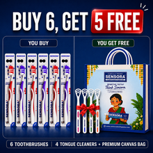 Sensora Soft Bristles Toothbrushes