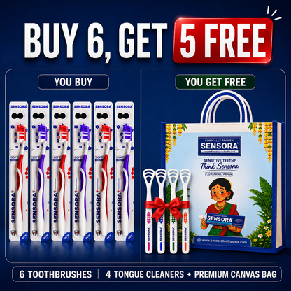 Sensora Soft Bristles Toothbrushes