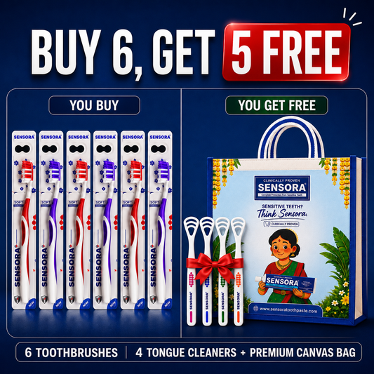 Sensora Soft Bristles Toothbrushes