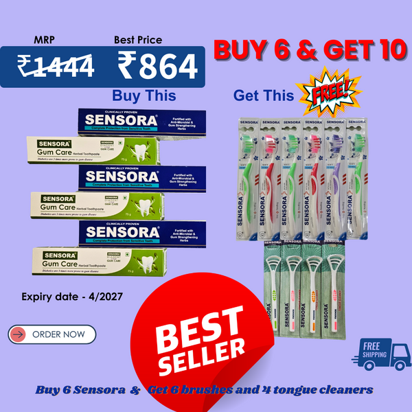 SENSORA Herbal Gum Care Toothpaste – Sensora Toothpaste