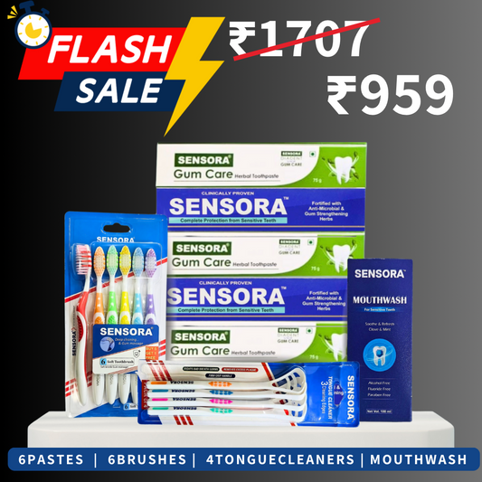 Sensora 6-in-1 Oral Care Set