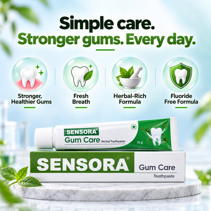 Sensora Gum Care - simple care, stronger gums every day